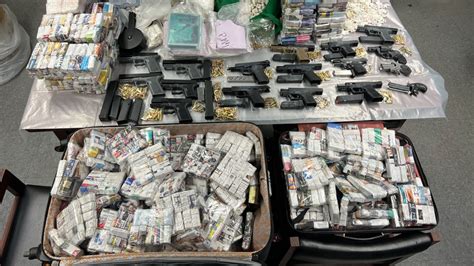Guns, drugs seized in Laguna raid .